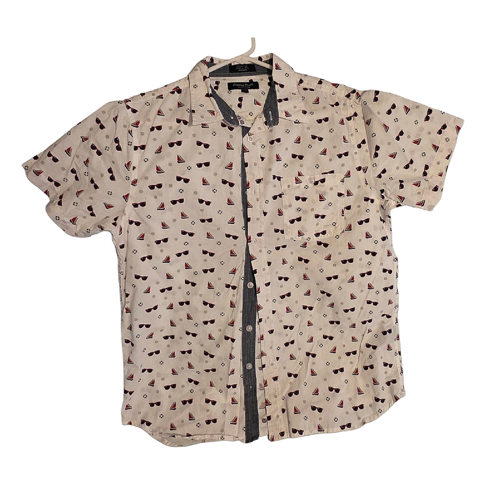 Eighty Eight Platinum Hawaiian Shirt - Men's Size M